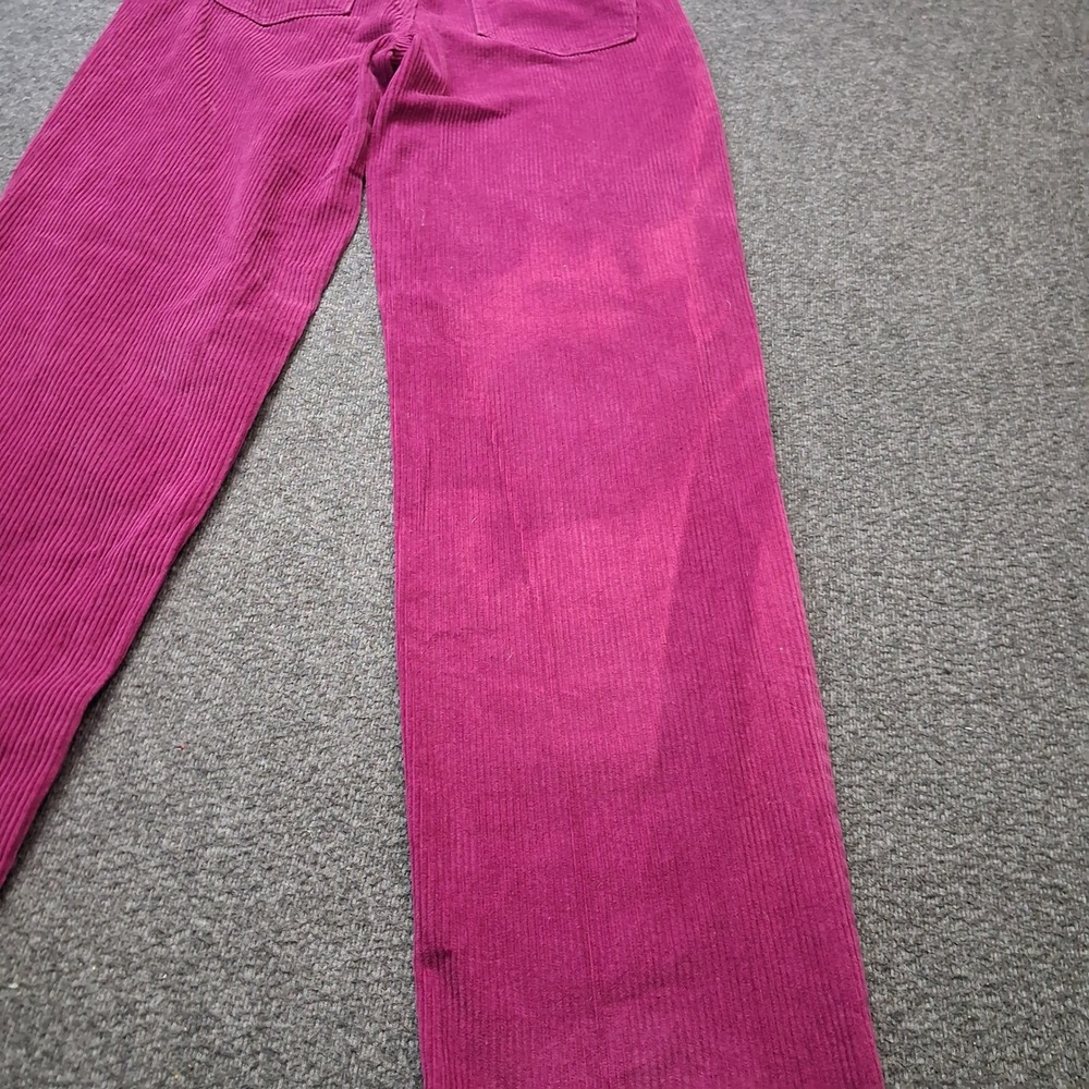 Empyre Tori Magenta Corduroy Pants Wide Leg High Rise Purple Womens Size 0 - Picture 12 of 15